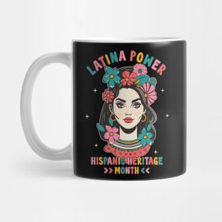 Latina Power Hispanic Heritage Month Proud Womens Mug